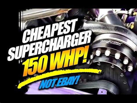 when are superchargers cheapest